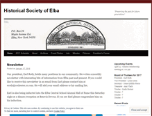 Tablet Screenshot of historicalsocietyofelba.com